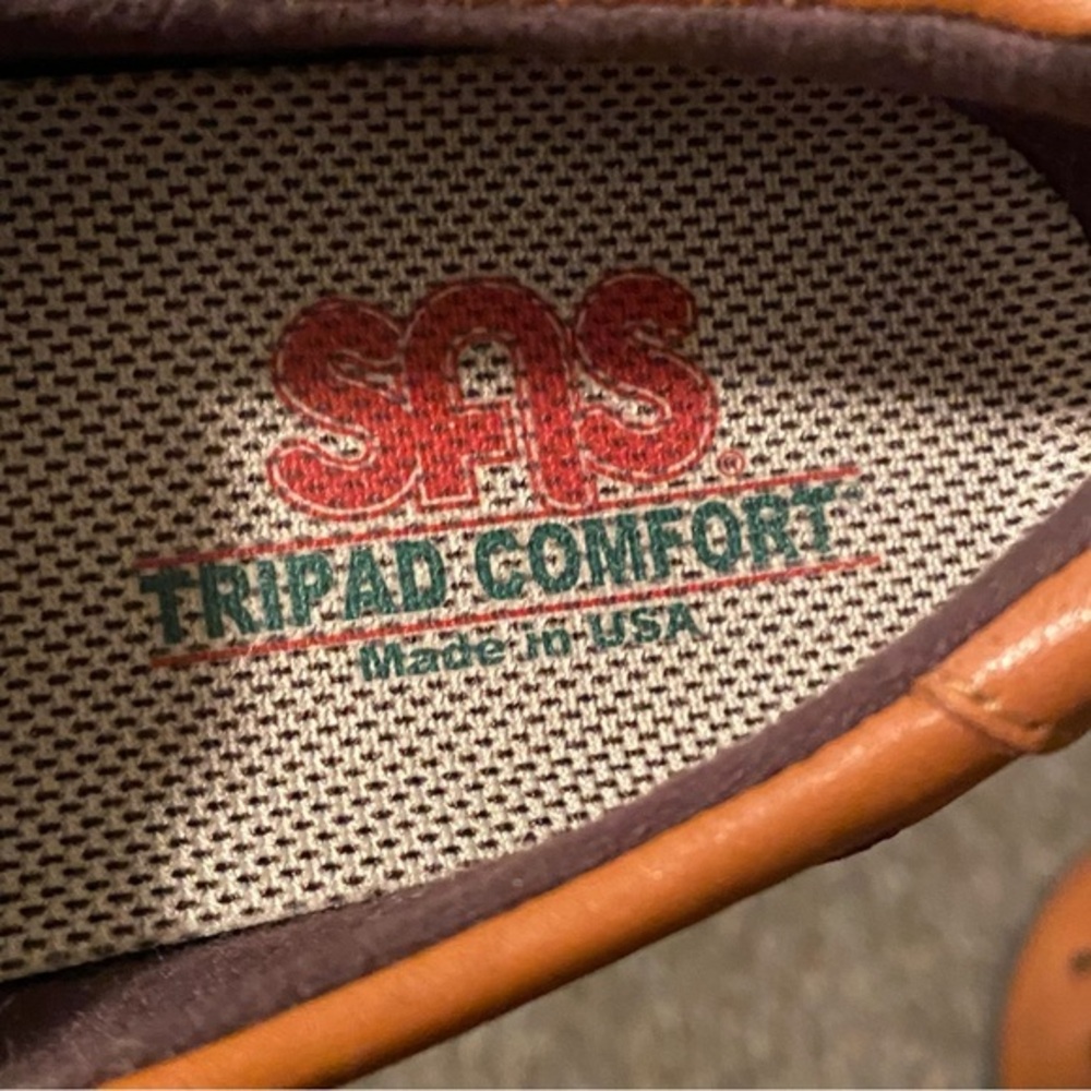 SAS Tripad Comfort Shoes Size 9 S Women’s Mary Jane Brown Velcro‎ GrannyCo… - Picture 7 of 11